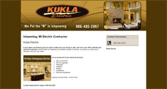 Desktop Screenshot of kuklaelectric.com