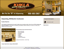 Tablet Screenshot of kuklaelectric.com